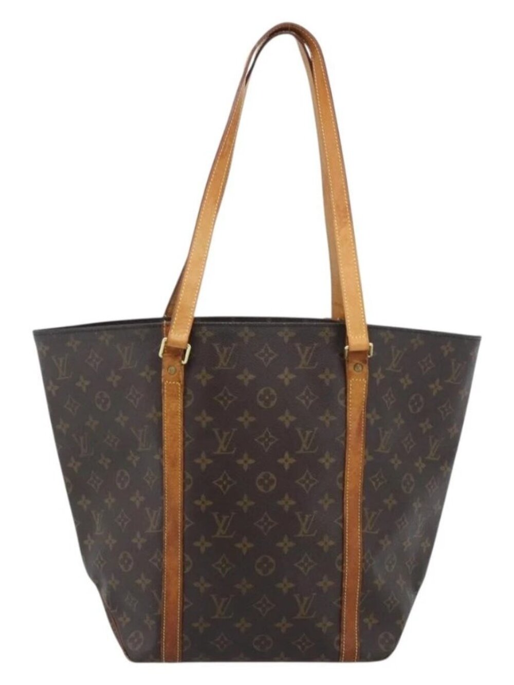LOUIS VUITTON Monogram Sac Shopping Tote Bag M51108 LV Auth 184771